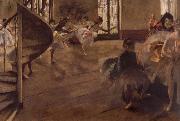 Edgar Degas Balletrepetitie France oil painting artist